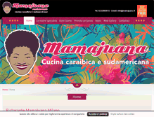 Tablet Screenshot of mamajuana.it